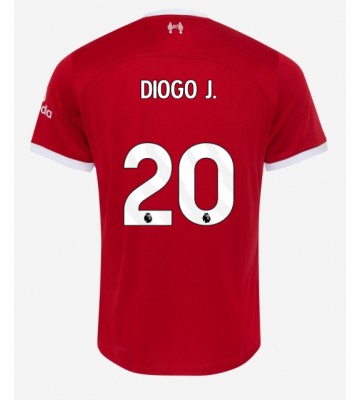 Liverpool Diogo Jota #20 Primera Equipación 2023-24 Manga Corta